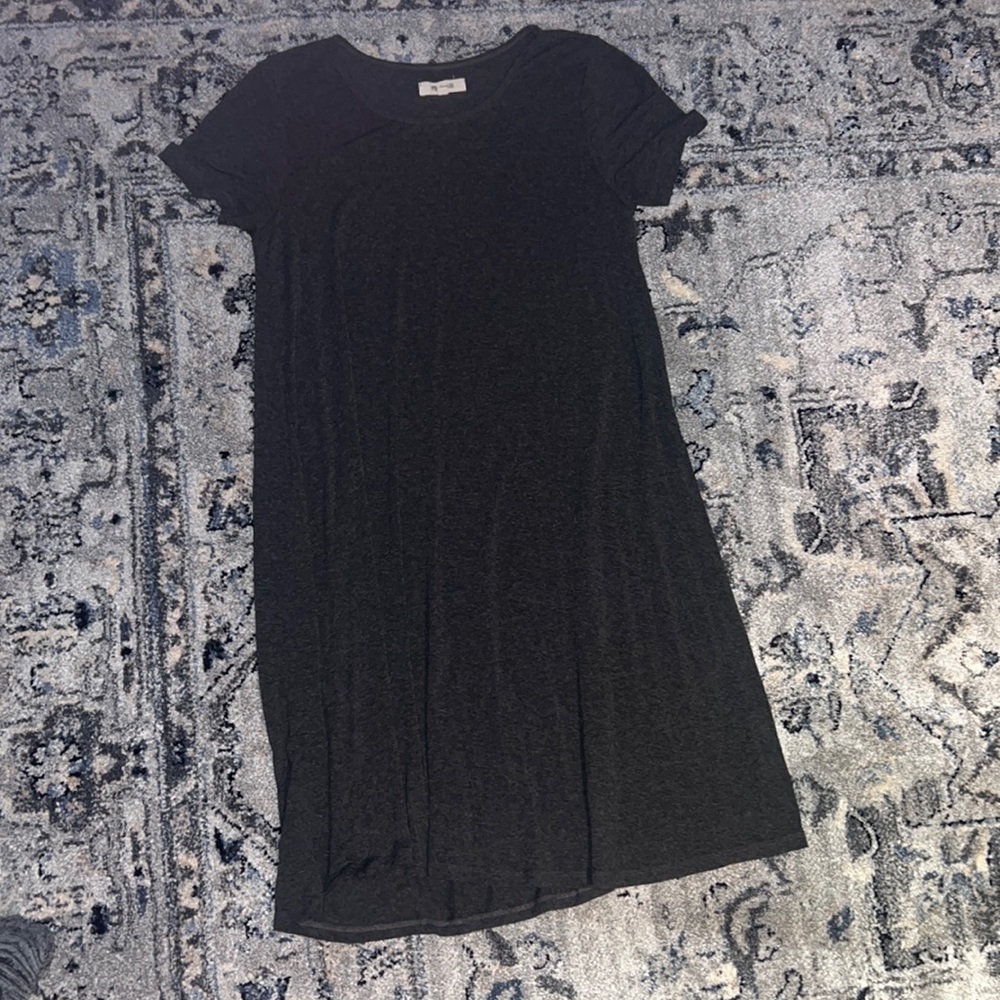 Madewell Grey T-Shirt Dress